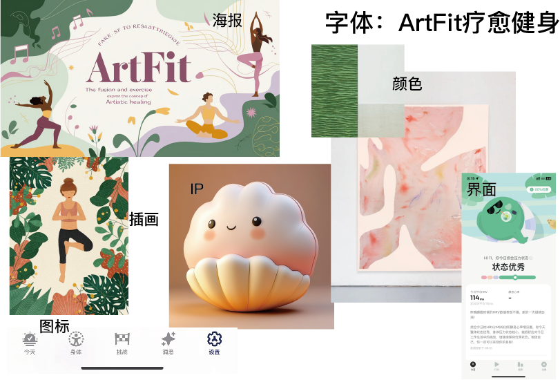ArtFit 情绪板